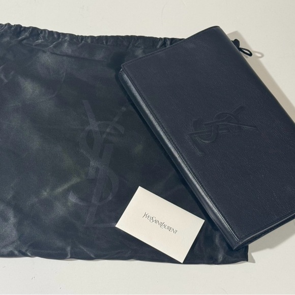 Yves Saint Laurent Black Clutch - Picture 2 of 6